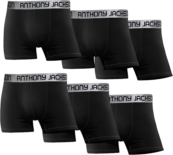 Anthony Jackson Likralı 6'lı Kutu Premium Erkek Boxer Color