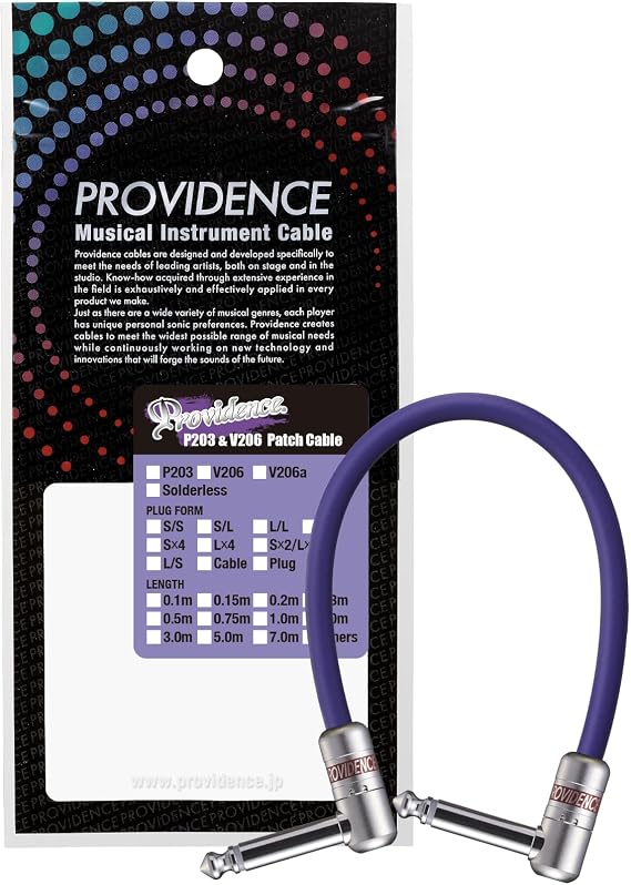 Providence Patch Cable P203 15cm CLANK Crank Plug