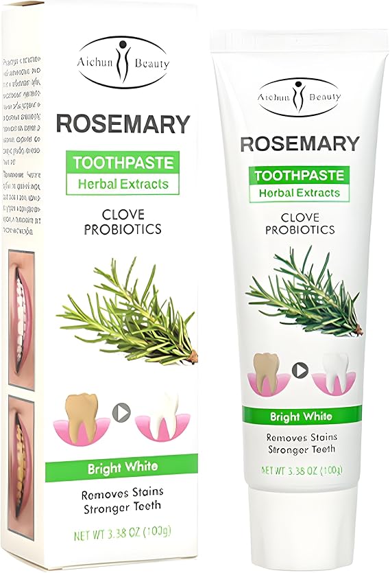 DISAAR BEAUTY Rosemary Toothpaste Clove Probiotics Removes Stains 100g