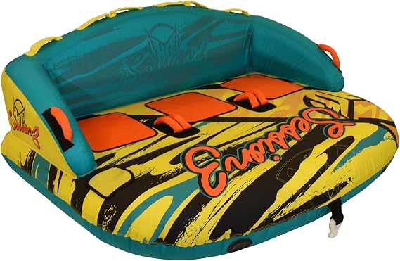 HO Sports Session 3 Towable Tube 3 Person Family Boat Tube