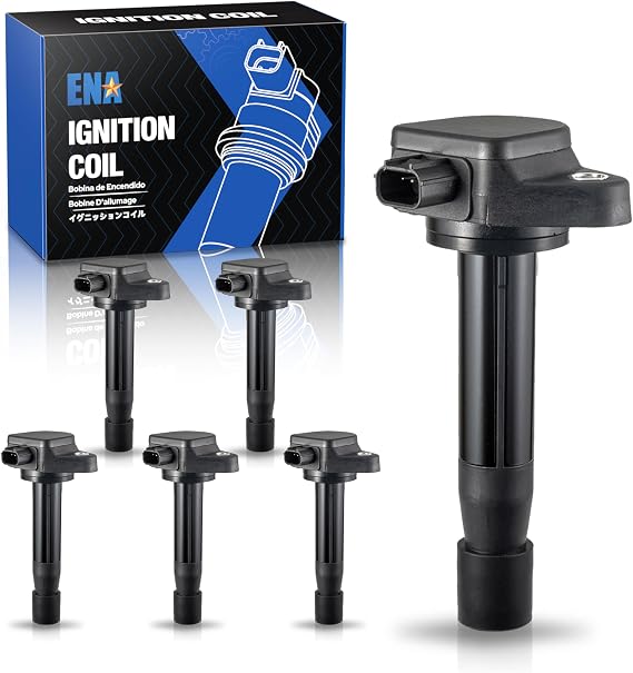 ENA Ignition Coil Pack of 6 for 3.5L 2008 2009 2010 2011 2012 2013 2014 2015 2016 2017 Compatible with Honda Odyssey Accord Crosstour Acura TL RL TSX 3.5 V6 Coils for UF603 IC693 C1624 30520R70A01