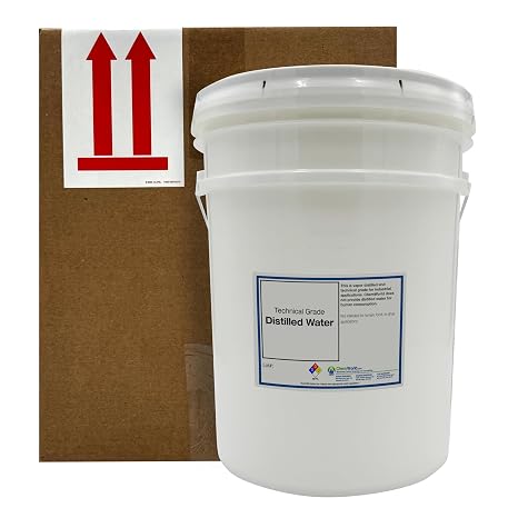 ChemWorld Technical Grade Distilled Water - 5 Gallons