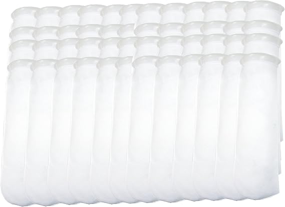 48 Pack - 4 Inch Ring Filter Socks 200 Micron - Aquarium Felt Filter Bags -4 Inch Ring by 16 Inches Long [Long Version] - Fits Eshopps and Aqueon