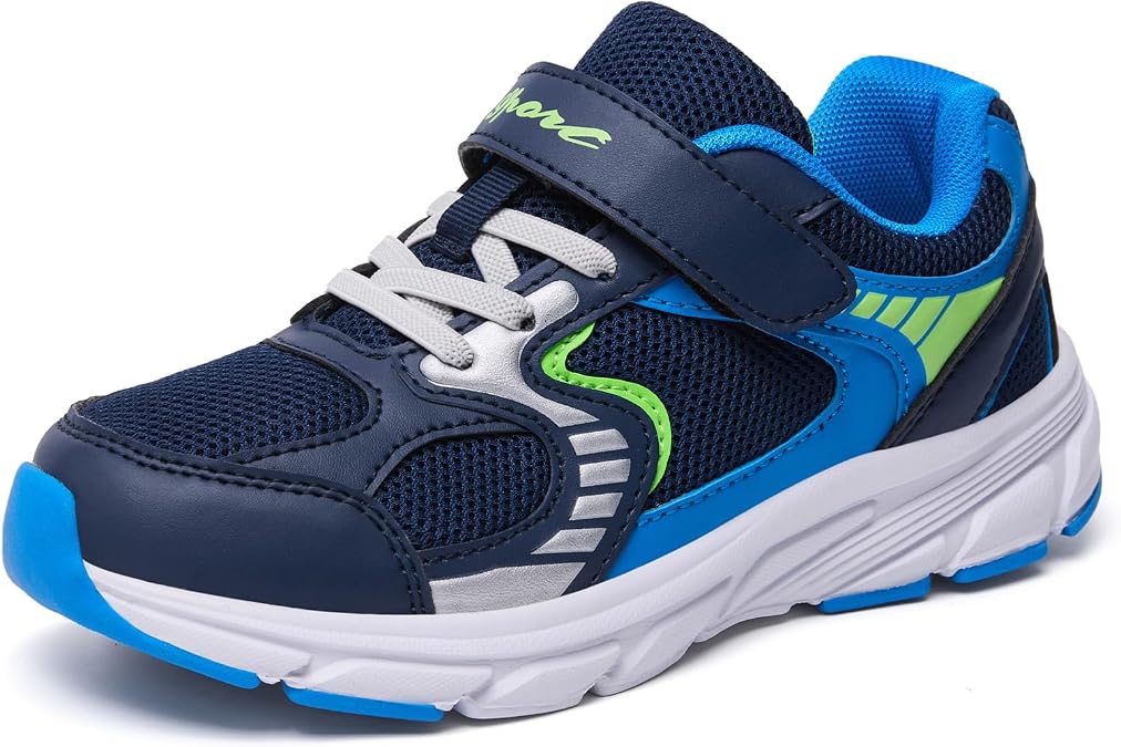 Kids Sneakers for Boys Girls Lightweight Running Tennis Shoes Breathable Athletic Sport for Little Kid/Big Kid