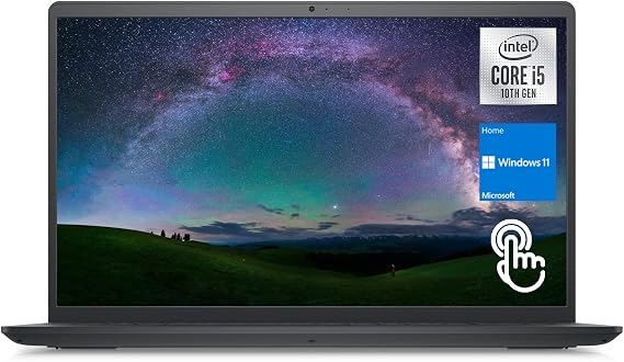 Dell 2022 Inspiron 3511 Laptop, 15.6 FHD Touchscreen, Intel Core i5-1135G7, 16GB DDR4 RAM, 512GB PCIe SSD, SD Card Reader, Webcam, HDMI, Wi-Fi, Windo