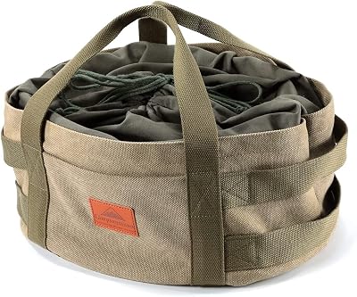 camping moon Carry Bag for Dutch Oven Durable Canvas