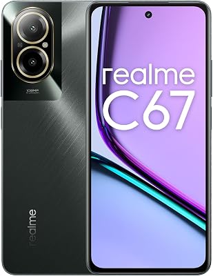 realme C67 Dual-SIM 256GB ROM  8GB RAM Only GSM | No CDMA Factory Unlocked 4GLTE Smartphone Black Rock - International Version