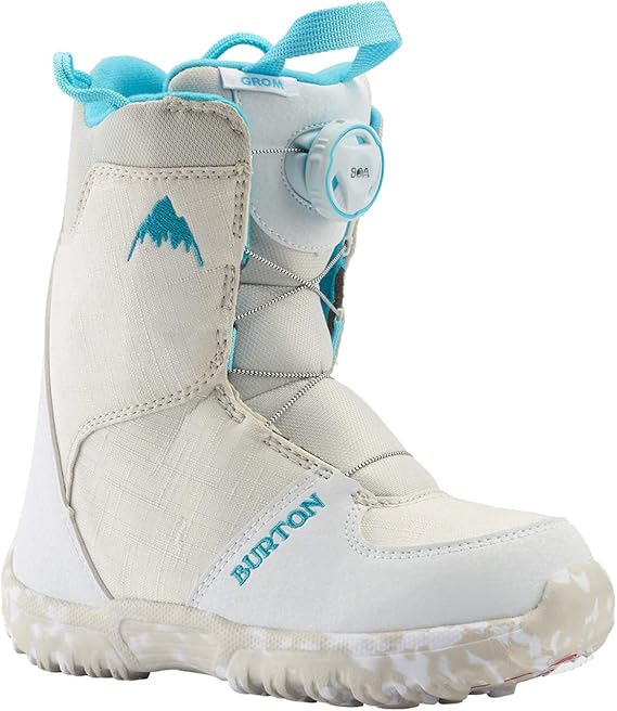 Burton Grom BOA Snowboard Boots Kid's Sz 12C White