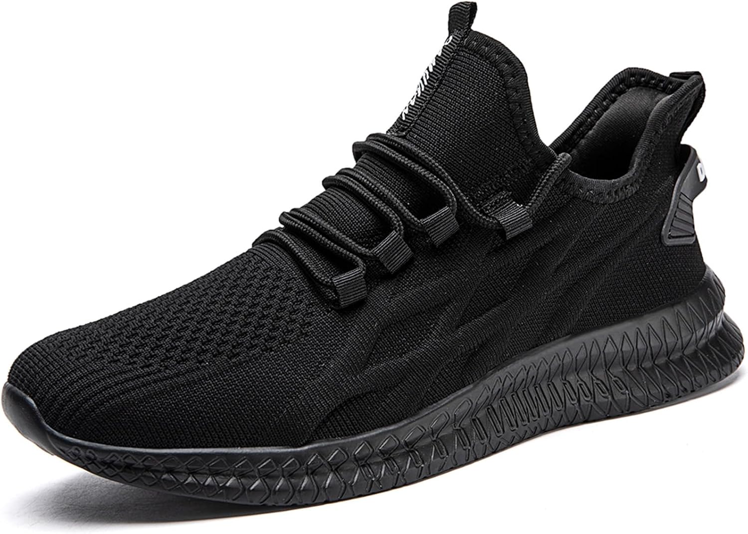 JUEQIBAA Mens Shoes Trainers Running Shoes Walking Shoes Sports Shoes Road Running Shoes Trainers Fitness Shoes Jogging Shoes Workout Casual Shoes Mens Gym Running Shoes black