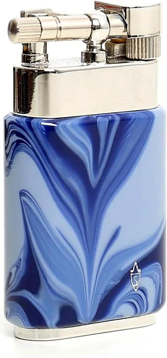 Savinelli Soft Flame Mechanical Pipe Lighter (Oceano Blue)