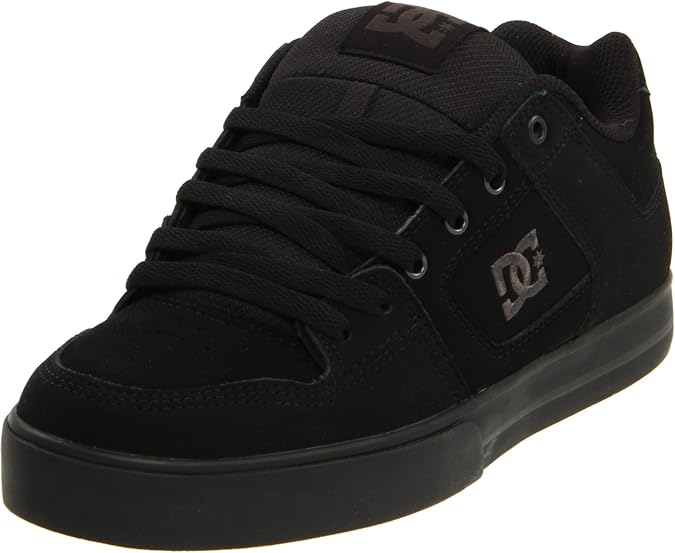DC Men's Pure Low Top Lace Up Casual Skate Shoe Trainers