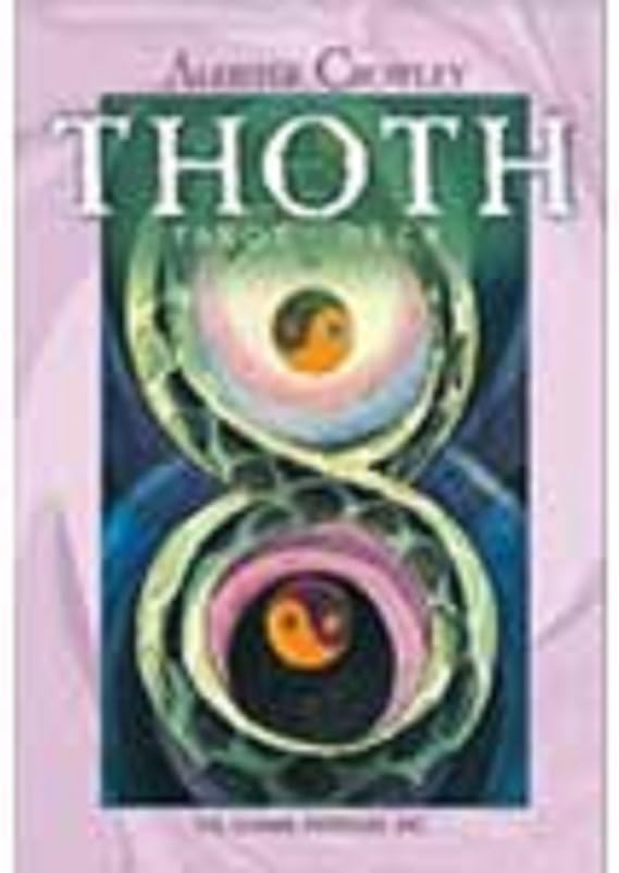 AzureGreen DTHOPRE Thoth Premier Tarot Deck by Aleister Crowley
