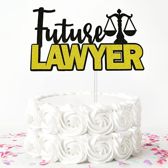 Future Lawyer Cake Topper, 2026 Law Degree Graduation Cake Topper, Law School Student Grad Party Decorations, LLM Graduation Supplies