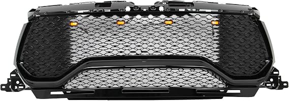 Fit 2019-2024 Ram 1500 Gloss Black TRX Upper Grille