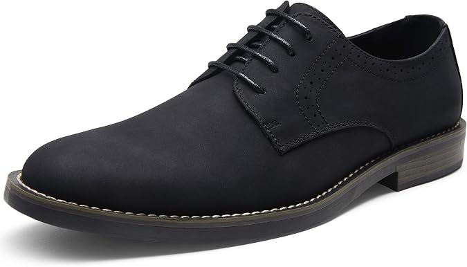 Jousen Men's Casual Dress Shoes Suede Formal Oxfords
