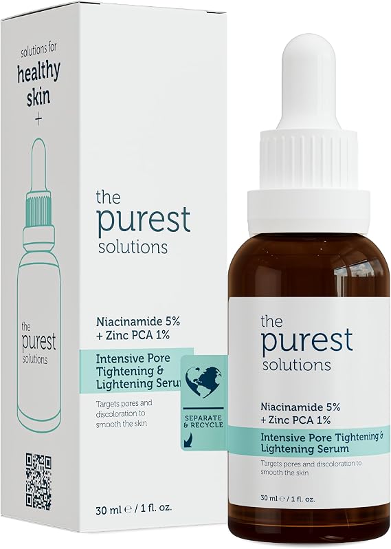 The Purest Solutions, Anti-Pore and Blackhead, Anti-Acne Niacinamide Skin Care Serum 30 ml (Niacinamide 5% & Zinc Pca 1%)