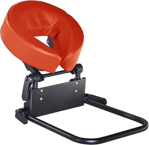 Master Massage Home Use Sleeping Mattress Top Massage Kit-Adjustable Headrest Face Pillow Cradle & Face Cushion Support Bracket, Head Face Rest Support- Eye Surgery Recovery - Cinnamon