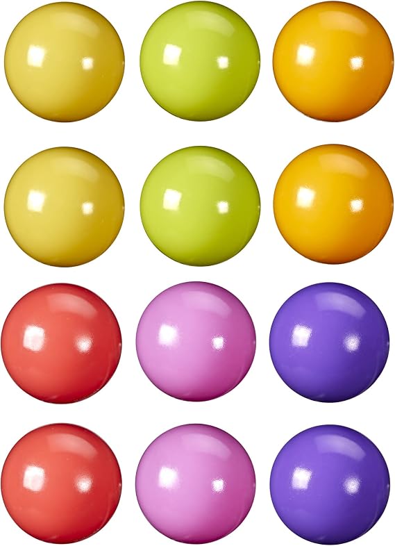 Playskool Replacement Balls for Popper Toys, Set of 12 for Chase n Go, Elefun, 9 Months and Up
