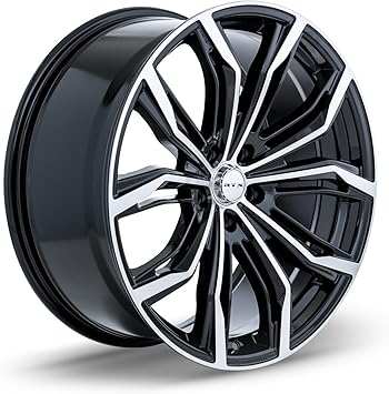 Alloy Wheel, Black Widow 18x8 5x114.3 ET42 CB73.1 Black Machined