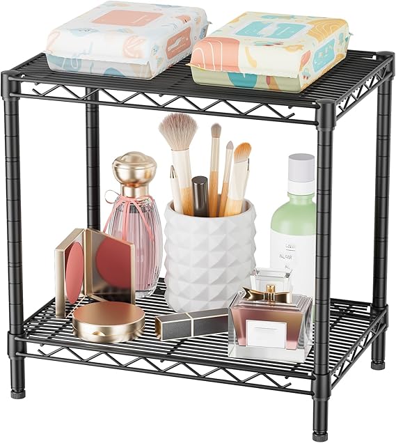 SINGAYE Shelf Closet Wire Shelving:Adjustable Metal Unit for Laundry Room Organization Bathroom Kitchen Home Storage Small Pantry Rack Shelves