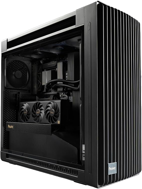 ASUS PROART PA602 E-ATX KASA 420 MM RADYATÖR DESTEĞİ,1 ADET 140MM,2 ADET 200MM İLE GELEN KASA FANI, ÖN PANEL TOZ FİLTRESİ,GÜÇ KİLİDİ MANDALI,ALETSİZ PCIe MONTAJI,USB 20 GBPS DESTEKLİ SİYAH PROART KASA