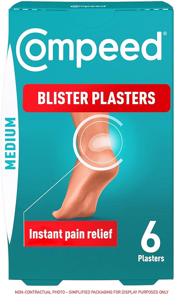 Compeed Medium Blister Plasters, Hydrocolloid, Pack of 6