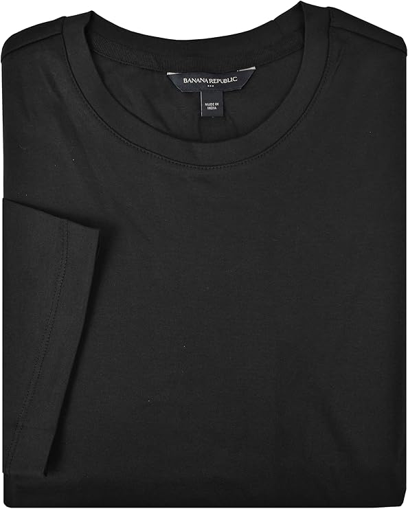 Banana Republic Mens 710593 Compact Cotton Luxe Touch Short Sleeve Performance Tee T-Shirt