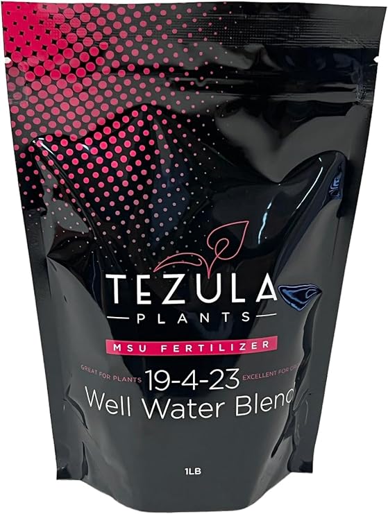 Orchid Fertilizer (MSU) 19-4-23 Well Water Blend. Excellent for Orchids & Houseplants - Urea Free (Greencare) (1 Pound)