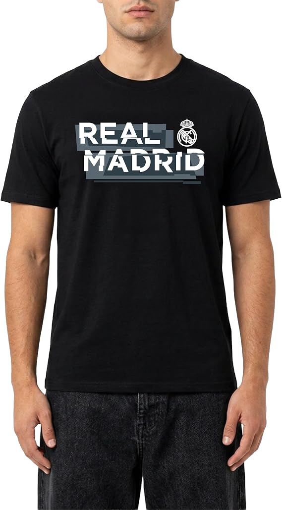 Icon Sports Officially Licensed Real Madrid CF Cotton T-Shirt - Unisex Adult