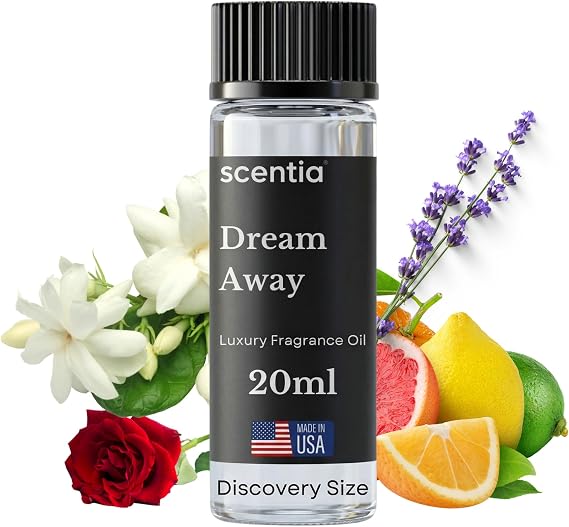 Dream Away Floral Scent Oil, Jasmine Lavender Amber, 20 mL (0.67 Fl Oz)