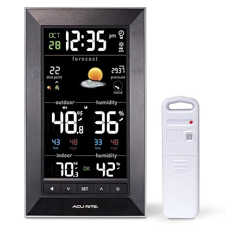 AcuRite Digital Vertical Weather Forecaster, Reverse Color