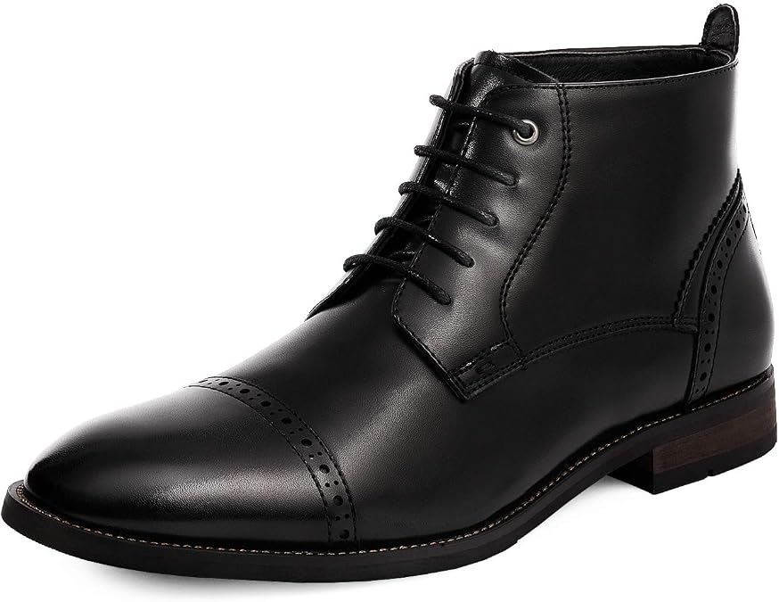 Bruno Marc Men's Dress Ankle Boots Cap Toe Oxford Boot