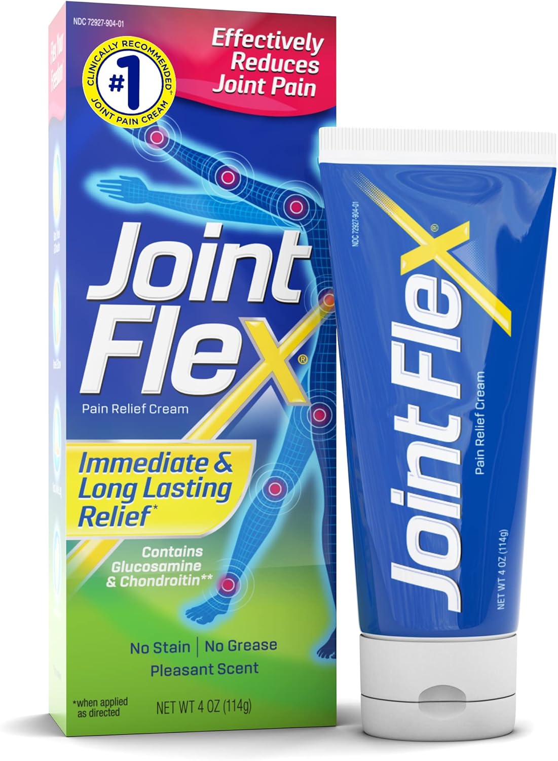 JointFlex® Pain Relief Cream, Arthritis Pain Relief, Joint Pain Relief, 4 Ounce Tube