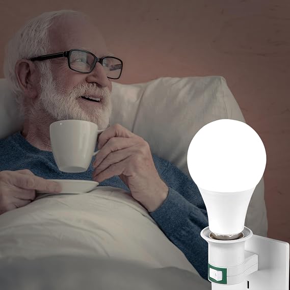 40Hz Light Gamma Flickering LED Bulb Lamp, with Switchable Holder
