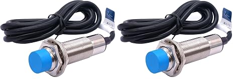 Taiss LJ18A3-8-Z/BX-5V Proximity Switch M18 8mm Sensing DC 5V NPN NO(Normally Open) 3D Printer Cylinder inductive Proximity Sensor Switch Work Voltage 5VDC Special (Pack of 2)