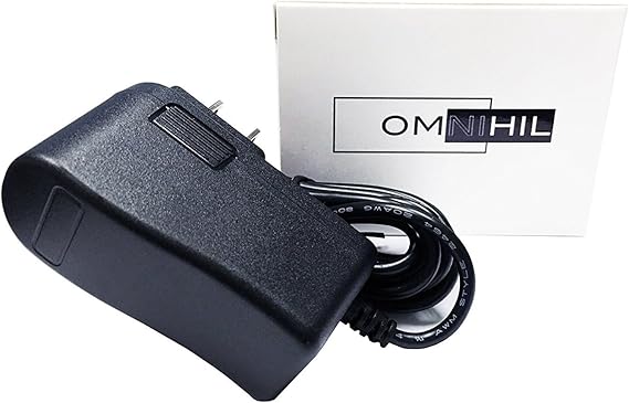 OMNIHIL AC/DC Power Adapter Compatible with Casio LK 90TV LK 94TV Keyboard Switching Cable PS