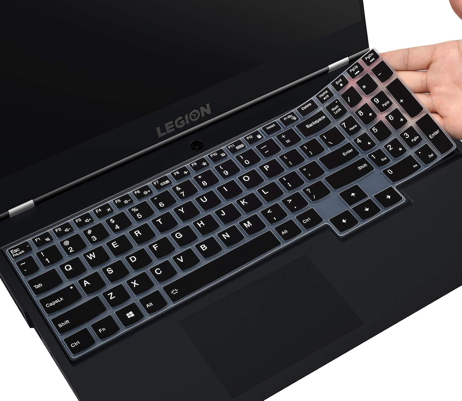 Lenovo Legion 5 5i Pro  Legion 5 5i 5p 5pi 7i 15.6 17.3 Gaming Laptop  Legion Slim 7 7i 15.6  Legion 7 40.6 cm  IdeaPad Gaming 3 3i 15.6, Legion 7 Keyboard Skin Protector, Black