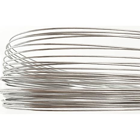 Nitinol Wire Nitinol Shape Memory Pre-Trained Wire Suitable for Instrumentation Experiments, 1 Meter Long,Diameter:0.3mm