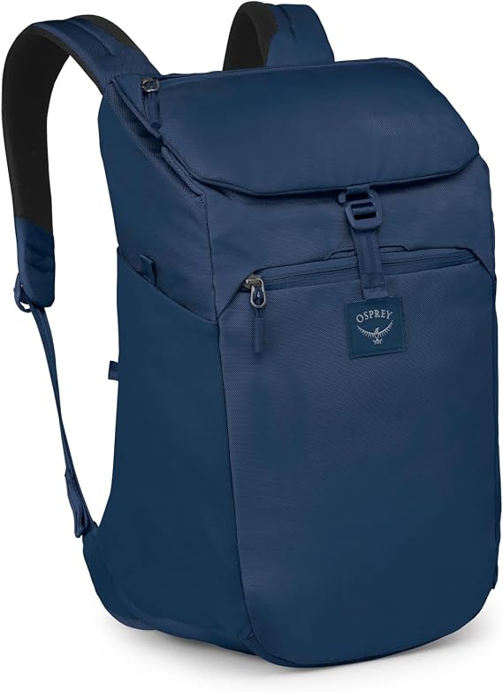 Osprey Aoede Slim SyncPack Backpack with Laptop Sleeve, Blue OS