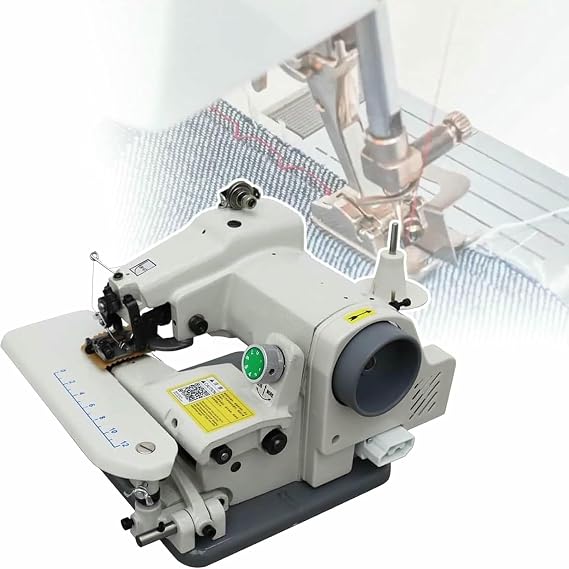 Tabletop Blind Stitch Sewing Machine,Blind Stitch Hemming Machine with Pedal, Sewing and Embroidery Machine with 10 Needles, Maximum Speed Of 1200rpm, Needle Pitch 3-8mm