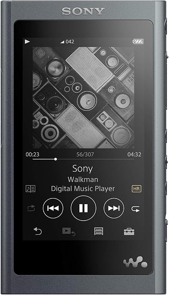 Sony NW-A55L 16GB Walkman Hi-Res Portable Digital Music Player with Touch Screen, S-Master HX and DSEE-HX - Black