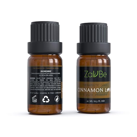 Cinnamon Essential Oil | 100% Pure, Undiluted, Natural Aromatherapy, Therapeutic Grade 10 mL (1/3 oz)
