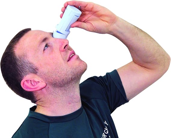 Eye Drop Dispenser. Stops Involuntary Blinking and prevents Fluid Wastage. Fits standard Eye Drop Bottles. Ideal for those who live alone or struggle to administer Eye Medication. Handy for Travel