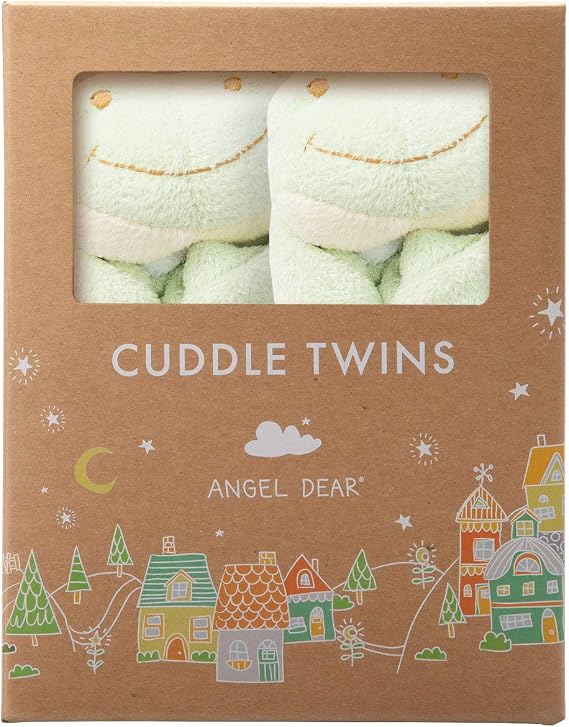 Angel Dear - Green Froggy, Cuddle Twin Set
