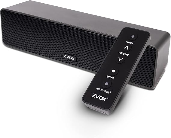 ZVOX AccuVoice AV100 Dialogue Clarifying Soundbar- 6 Levels of Voice Boost