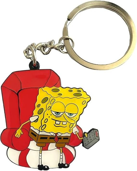Zen Monkey Studios SpongeBob Squarepants Keychain - Ight Imma Head Out.
