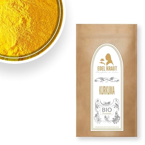 Turmeric Powder Organic Elegant Herb 100% Pure Organic Curcuma Powder - Organic Turmeric is Perfect for Smoothies Golden Milk Pastes Turmeric Organic Latte and Much More - 500 g Turmeric Powder - Premium Turmeric Spice