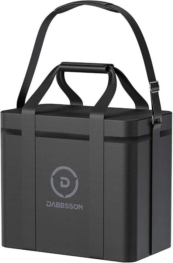 Dabbsson Portable Power Station Bag for DBS1000 Pro/DBS2300/DBS2300 Plus, Waterproof & Dustproof Duffel Bag, Weekend Carry-On with Adjustable Strap for Travel, Outdoor, Indoor Use