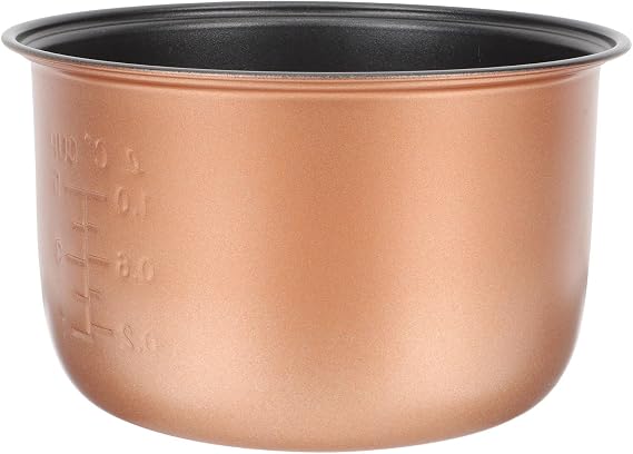 Non Stick Rice Cooker Inner Pot Replacement Rice Cooker Liner Rice Cooking Container Universal Fit Rice Maker Easy Clean Cooking Accessory