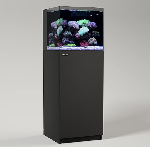 LANDEN Wooden Aquarium Stand & Cabinet, 20 Gallon Fish Tank, 17.7x17.7in
